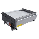 Black Diamond 36" Heavy Duty Thermostatic Gas Griddle, 3 Burners, in Stainless Steel