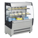 Black Diamond Vertical Air Curtain Merchandiser, 39.5"W, 7.1 Cu. Ft., in Stainless Steel