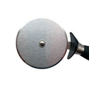 Adcraft Get-A-Grip Pizza Cutter with Santoprene Handle, in Stainless Steel/Black