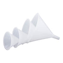 Adcraft Boilable Plastic Funnels 8-1/8" diameter