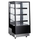 Black Diamond Single Glass Door Display Refrigerator, 12 cu ft, in Black