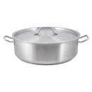 Adcraft Titan Induction Brazier Pot with Cover 25 quart