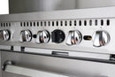 Black Diamond 60" Gas Range with Oven, 10 Burners, in Stainless Steel