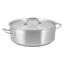 Adcraft BRSS-20 Brazier 20 Qt W/Cover, Stainless Steel