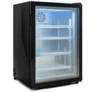 Black Diamond Countertop Display Freezer, Single Glass Door, 3.5 cu ft, in Black