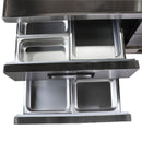 U-Star Chef Base Refrigerator, Two Solid Doors, 10.6 cu ft Capacity, in Stainless Steel