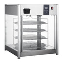 Adcraft Rotating Pizza Display, in Stainless Steel