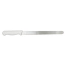 White-handled roast slicer, 12-inch straight blade