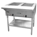 Adcraft 2 Bay Steam Table, in Stainless Steel