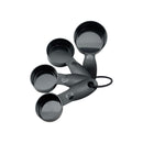 Adcraft Get-A-Grip Measuring Cup Set with Santoprene Handles, in Black