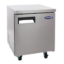 Grista Undercounter Freezer, Single Solid Door, 6.3 cu ft Capacity, in Stainless Steel