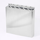 Stainless steel knife rack with slotted top for knives