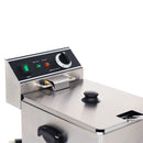 Adcraft Single Tank Deep Fryer, 6L, in Stainless Steel (DF-6L)