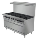 Black Diamond 60" Gas Range with Oven, 10 Burners, in Stainless Steel