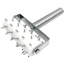 Adcraft Dough Roller Docker, Full size, Stainless Steel