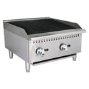 Black Diamond 24" Standard Series Charbroiler, 2 Burners, in Stainless Steel