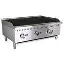 Black Diamond 36" Standard Series Charbroiler, 3 Burners, in Stainless Steel