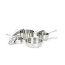 Adcraft Deluxe 7-Piece Cookware Set, 18/8 Stainless Steel