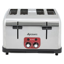 Adcraft Medium Duty 4-Slice Commercial Toaster, 120V, in Stainless Steel