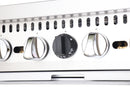 Black Diamond 60" Gas Range with Oven, 10 Burners, in Stainless Steel
