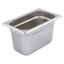 Adcraft Pan, Ninth Size, Stainless Steel