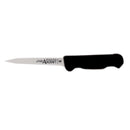 Adcraft paring knife with black handle, 4-inch blade