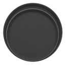 Adcraft Fiberglass Non-Skid Serving Tray 11" Round Black