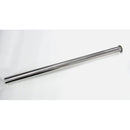 Stainless roller grill tube with double rods and end connectors
