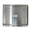Stainless steel rectangular drip tray with raised edges, compatible with SAL-2800W