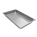 Adcraft Pan 200F2, S/S, Full Size, 2-1/2 Inch Deep, Stainless Steel