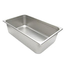 Adcraft 200F6 Pan S/S, Full Size, 6 Inch Deep, Stainless Steel