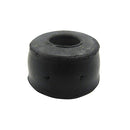 Black rubber GW-120 foot with central mounting hole