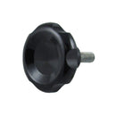 Locking knob for MG-1: dark round knob with threaded bolt