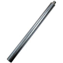 Metal steam table foot with adjustable bottom, cylindrical tube