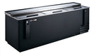 U-Star Bottle Cooler, 95"W, 27.5 cu ft, in Black (USBC-95)